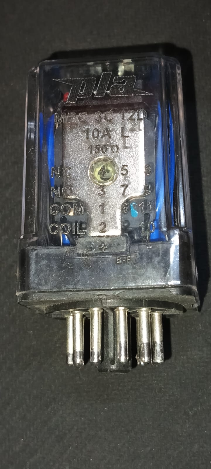 MPC 3C 12D 10A L 12V 10A Relay 11 PIN PLA 3PDT ETE9933