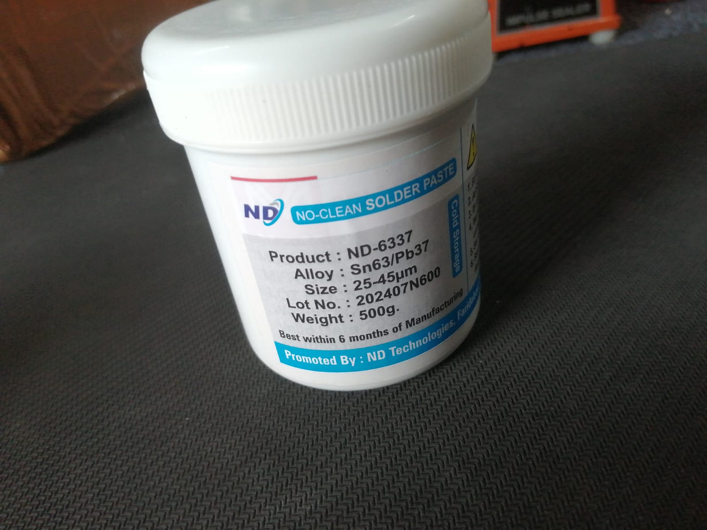 500g Smd Solder paste Lead 63/37 ET10892