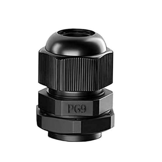 PG-9 BLACK PG GLAND INNER DIA 9MM pg9 ETH6976