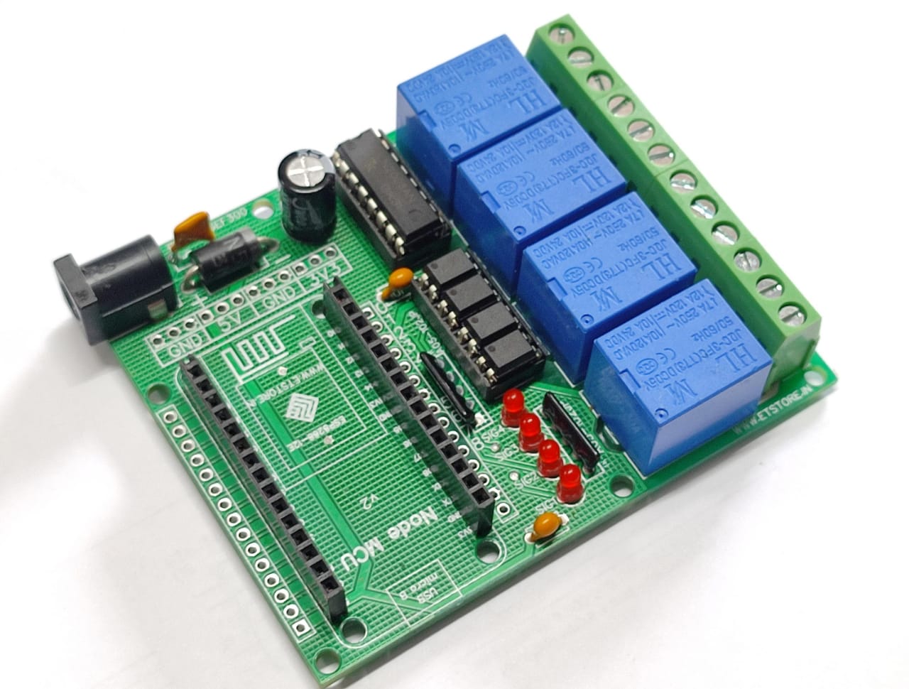 5V Relay For Raspberry Pi 4-Channel 5V Relay Module For Arduino, ESP32 ...
