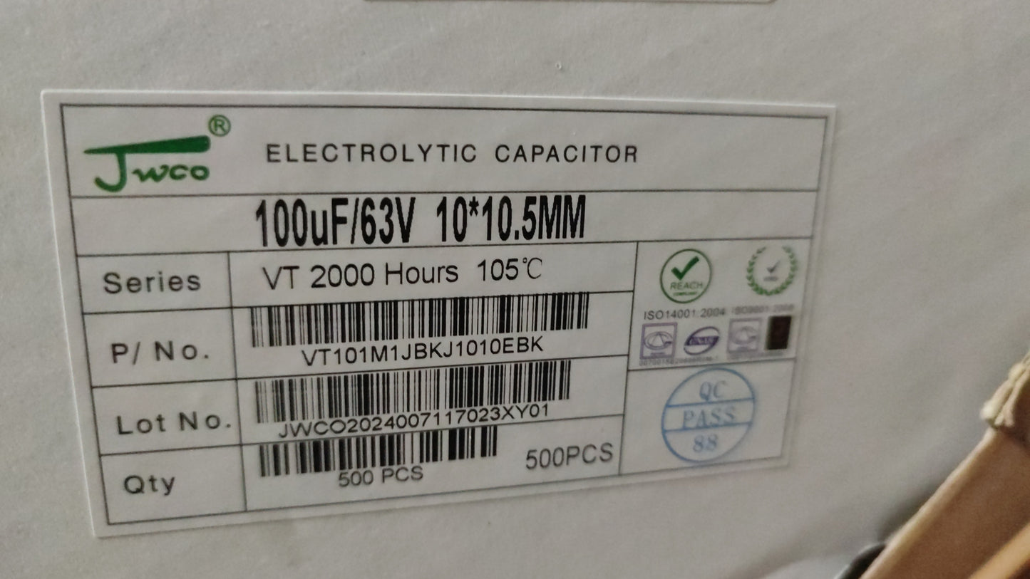 100uf 63V smd JWCO
