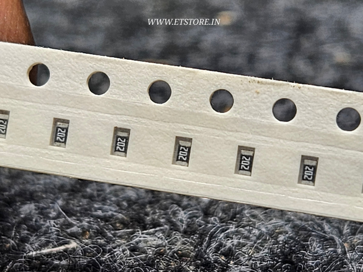 2K OHM 0603 SMD RESISTOR 1/16W 5% tolerance 202 ETH6930
