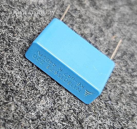 0.47uF 440V AC Class X2  BOX FILM CAPACITOR u47k440v ET10487