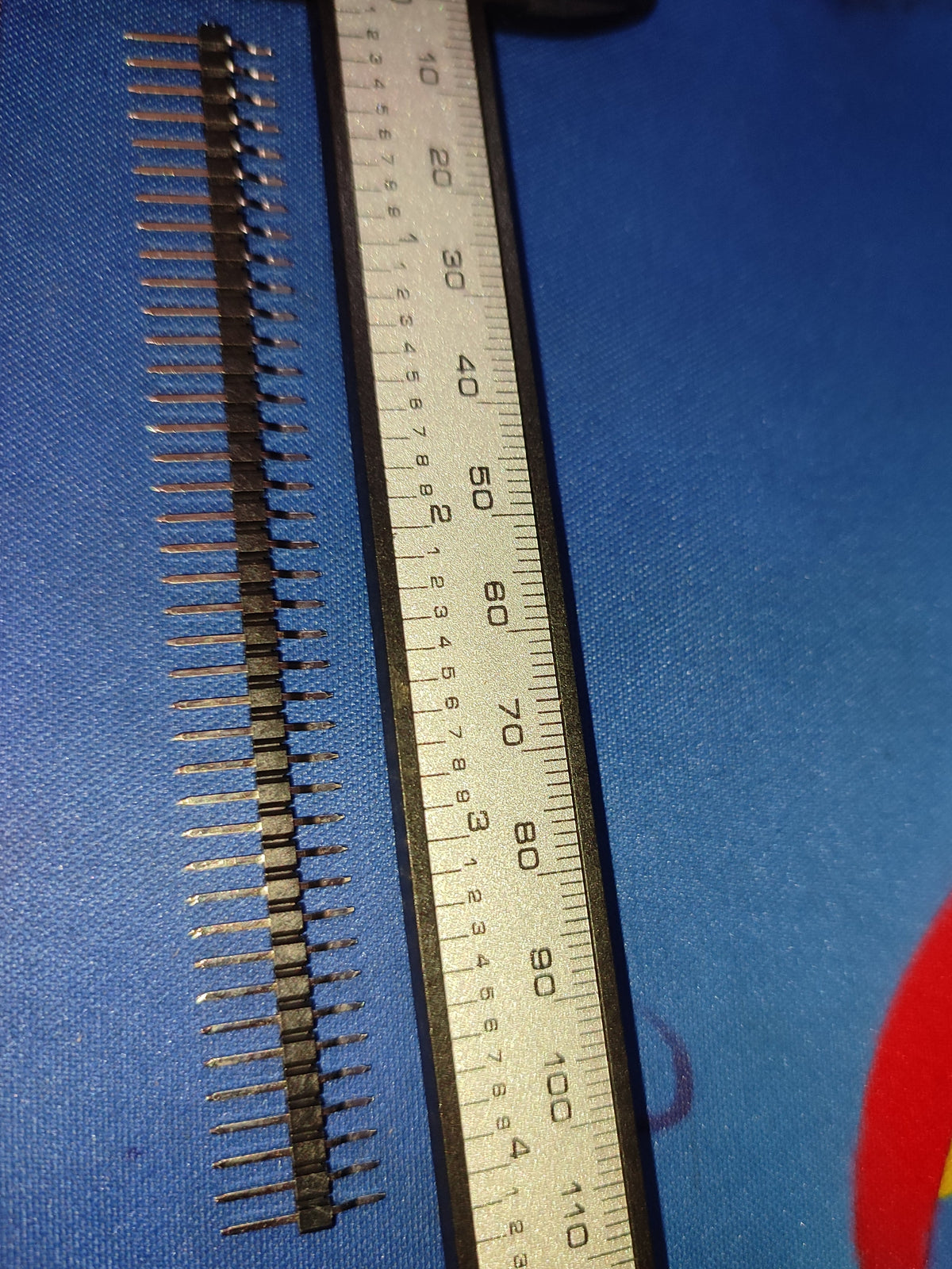 40 Pin 2.54mm Pitch SMD Male Header straight 1x40P BERGSTRIP 40PIN ETH6964
