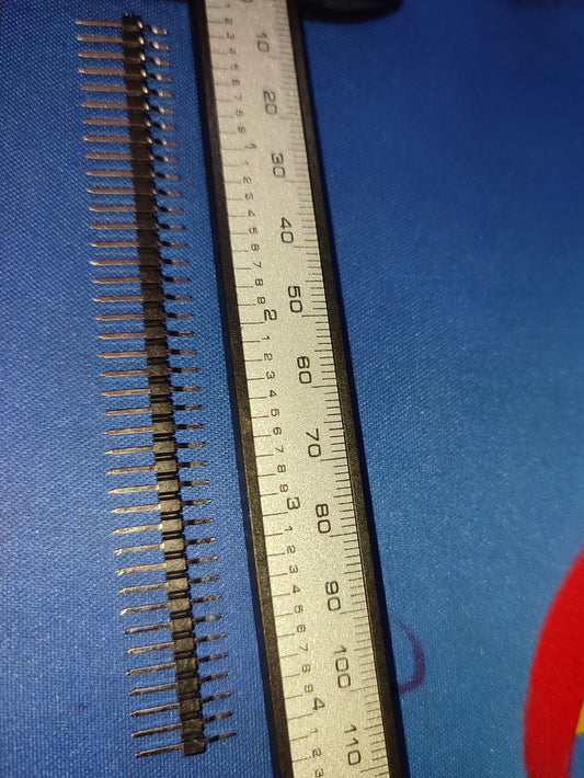 40 Pin 2.54mm Pitch SMD Male Header straight 1x40P BERGSTRIP 40PIN ETH6964