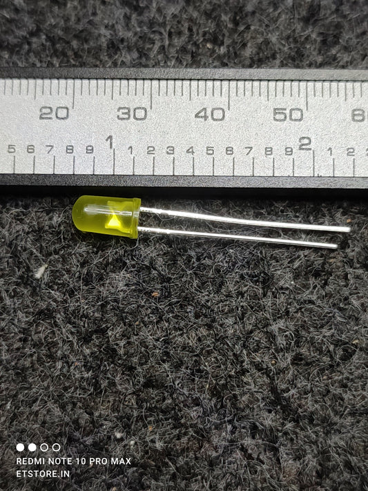 YELLOW LED 5mm DIFFUSED ET7016
