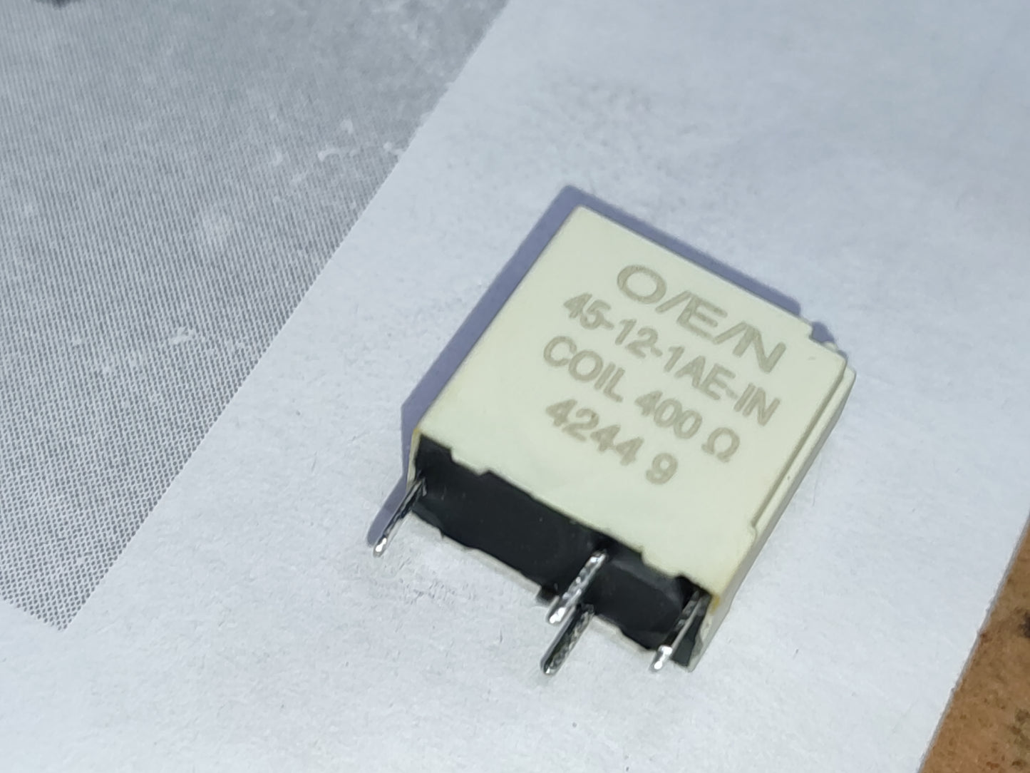 45-12-1AE OEN RELAY 12V 20A 4 legs mini ET7456