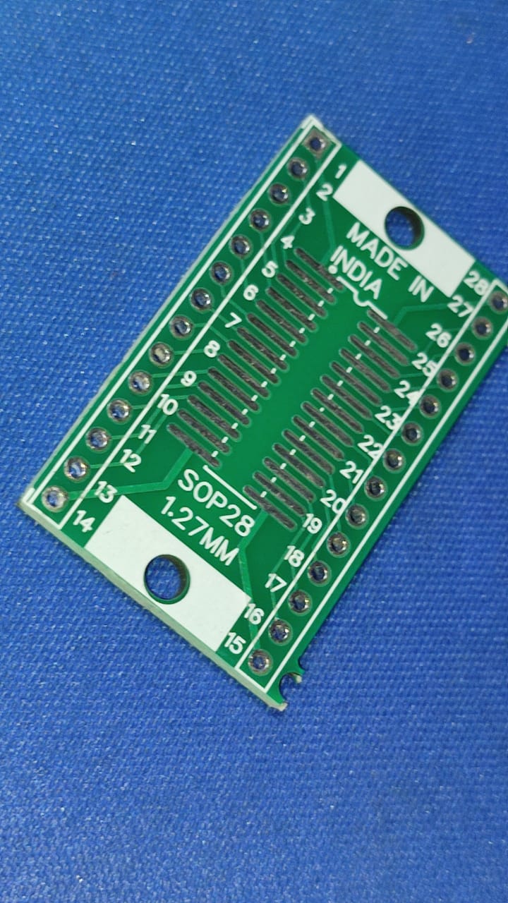 28pin PCB Board SMD To DIP 28 PIN sop28 to dip28 Converter soic28  breakout board  ET5303